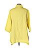 Fridaze 100% Linen Yellow Short Sleeve Button-Down Shirt Size M - photo 2