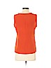 Tory Burch 100% Silk Orange Sleeveless Silk Top Size 4 - photo 2