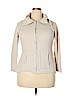 Zenergy by Chico's 100% Cotton Ivory Track Jacket Size Med (1) - photo 1