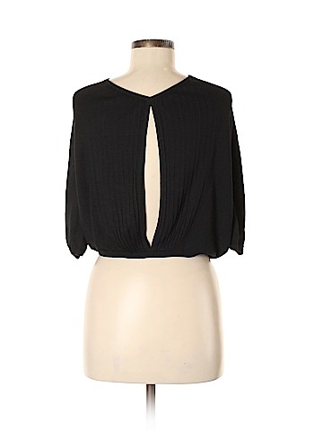Club Monaco 3/4 Sleeve Silk Top (view 2)