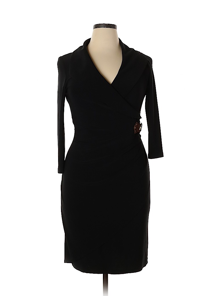 Joseph Ribkoff Black Casual Dress Size 12 - photo 1