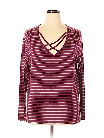 Lane Bryant Long Sleeve Top (view 1)