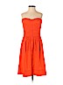 Rebecca Taylor 100% Silk Orange Casual Dress Size 4 - photo 1