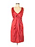 Alberta Ferretti 100% Silk Red Cocktail Dress Size 4 - photo 1