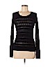 Rachel Roy Black Long Sleeve Top Size M - photo 1