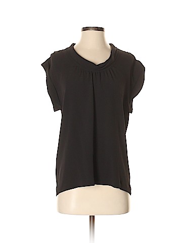 Michael Kors Short Sleeve Silk Top (view 1)