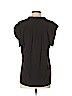 Michael Kors Black Short Sleeve Silk Top Size 4 - photo 2