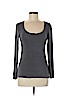 Jessica Simpson 100% Rayon Gray Long Sleeve Top Size M - photo 1