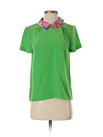 Kate Spade New York Short Sleeve Silk Top (view 1)