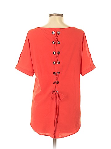 She + Sky Short Sleeve Blouse (view 2)