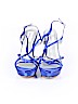 Dyeables Blue Wedges Size 9 - photo 2