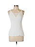 L'Agence 100% Viscose White Sleeveless Blouse Size XL (4) - photo 1