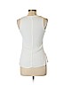 L'Agence 100% Viscose White Sleeveless Blouse Size XL (4) - photo 2