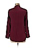 Ann Taylor 100% Silk Purple Long Sleeve Silk Top Size 4 - photo 2
