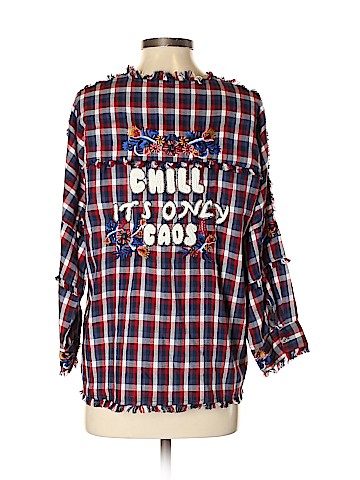 Zara Long Sleeve Button-Down Shirt (view 2)