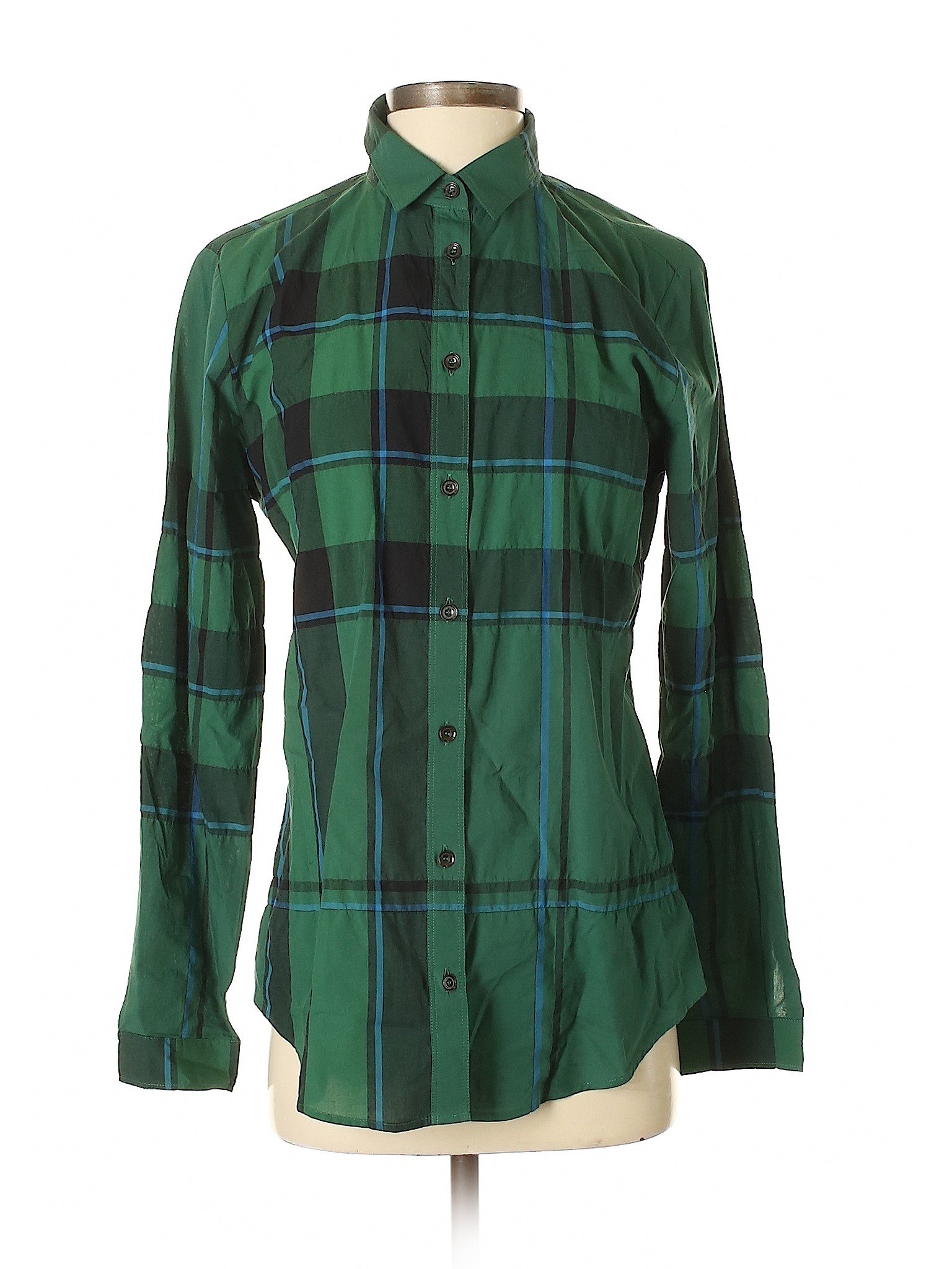 burberry shirt womens green