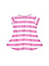 Monday's Child 100% Polyester Stripes Graphic Pink Short Sleeve Blouse Size 2 - photo 2