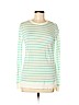 T by Alexander Wang Green Long Sleeve T-Shirt Size M - photo 1