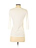 Cuyana 100% Pima Cotton Solid White 3/4 Sleeve T-Shirt Size S - photo 2