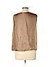 Emporio Armani 100% Silk Brown Sleeveless Silk Top Size EU 42 / US 12 - photo 2