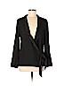 Conscious Collection by H&M 100% Tencel Black Blazer Size 6 - photo 1