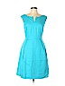 Kate Spade New York Solid Blue Casual Dress Size 10 - photo 1