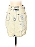 Carmar 100% Cotton Ivory Denim Skirt Size 26 waist - photo 1