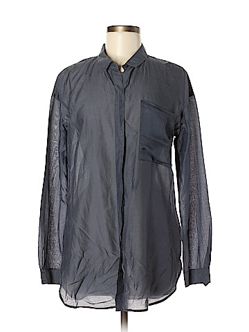 Go By Go Silk Long Sleeve Button-Down Shirt (view 1)