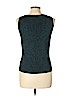 Dana Buchman 100% Silk Teal Sleeveless Silk Top Size L - photo 2
