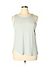 Ann Taylor LOFT 100% Rayon Green Sleeveless Top Size XL - photo 1