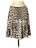 Blumarine 100% Silk Brown Silk Skirt Size EU (IT) 44 / US 8 - photo 1