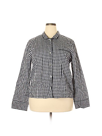 J. Crew Factory Store Long Sleeve Button-Down Shirt (view 1)