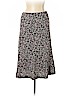 Kate Spade New York 100% Cotton Animal Print Gray Casual Skirt Size L - photo 1