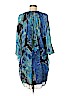 Diane von Furstenberg Blue Casual Dress Size 4 - photo 2