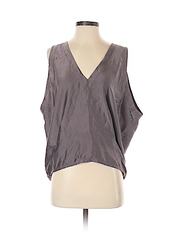Helmut Lang Sleeveless Silk Top (view 1)