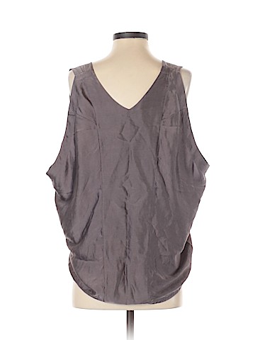 Helmut Lang Sleeveless Silk Top (view 2)