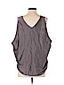 Helmut Lang Gray Sleeveless Silk Top Size S - photo 2