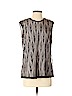 Rachel Roy 100% Nylon Black Short Sleeve Blouse Size S - photo 1