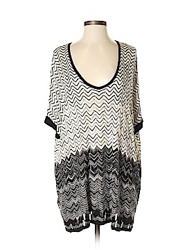 BCBGMAXAZRIA Silk Pullover Sweater
