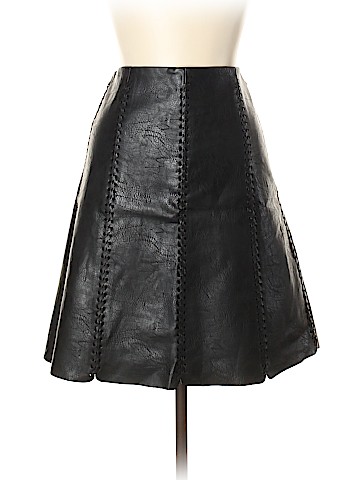 Olivia & Grace Faux Leather Skirt (view 1)