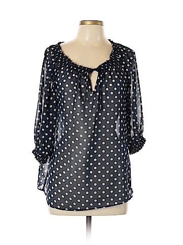 Aqua 3/4 Sleeve Blouse (view 1)