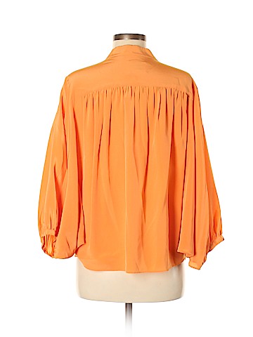 Leona by Lauren Leonard Long Sleeve Silk Top (view 2)