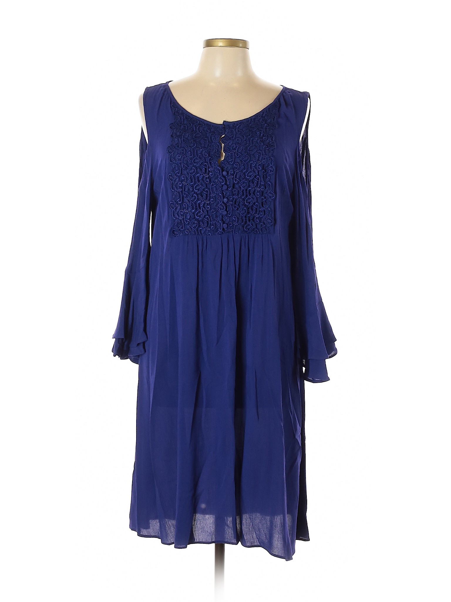 Cupio Women Blue Casual Dress Lg | eBay