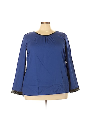 ELOQUII Long Sleeve Blouse (view 1)