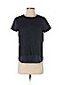 Ann Taylor 100% Polyester Blue Short Sleeve Top Size S (petite) - photo 1