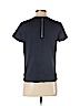 Ann Taylor 100% Polyester Blue Short Sleeve Top Size S (petite) - photo 2