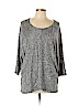 Apt. 9 Gray 3/4 Sleeve Top Size 0X - photo 1
