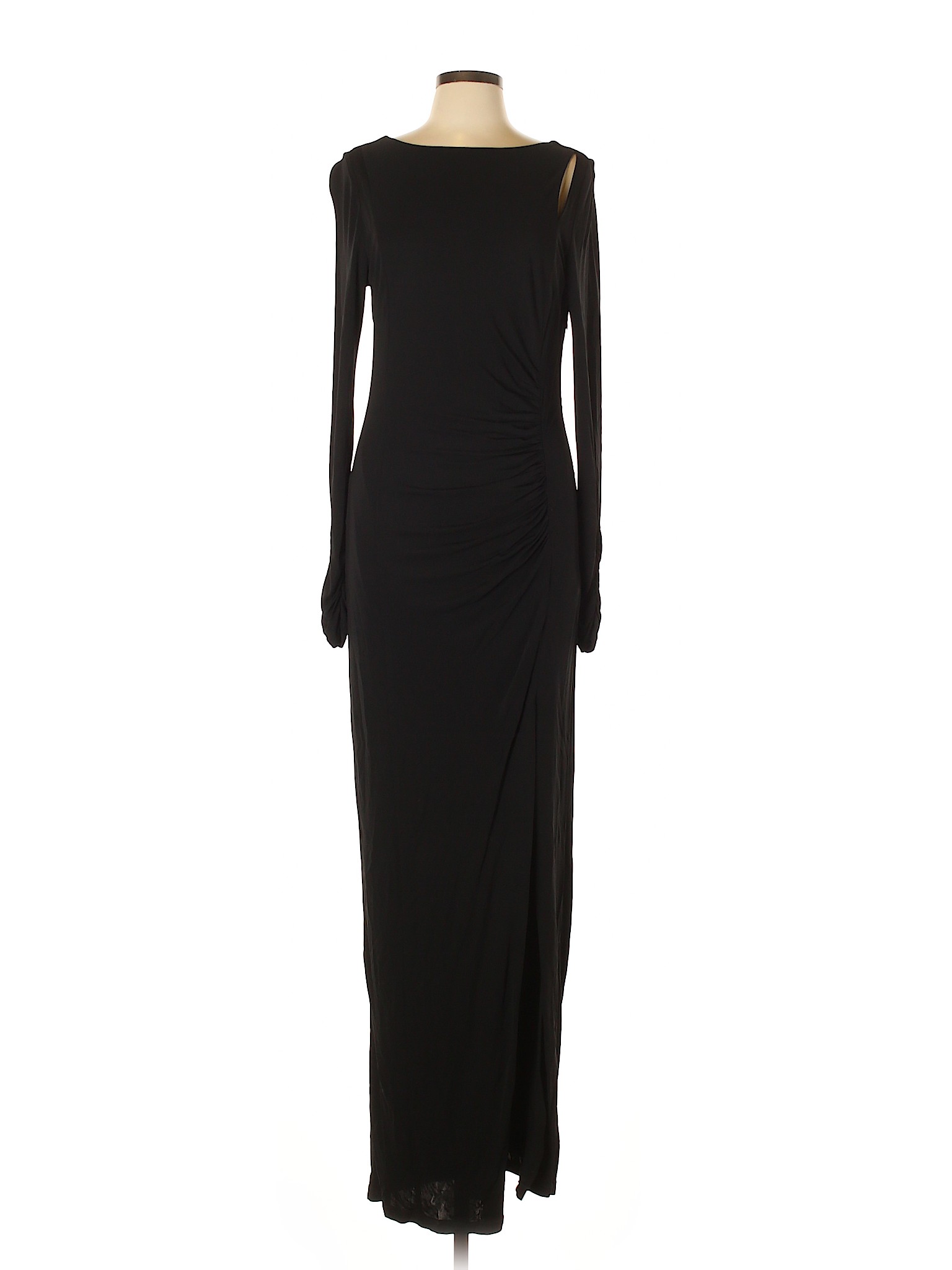 Karen Millen Solid Black Casual Dress Size 12 - 86% off | thredUP