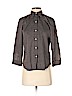 Lauren by Ralph Lauren 100% Cotton Brown Long Sleeve Button-Down Shirt Size S (petite) - photo 1