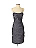 JS Collection 100% Polyester Gray Cocktail Dress Size 4 - photo 1